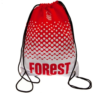 Nottingham Forest FC Fade Drawstring Bag One Size blanc/rouge pas cher