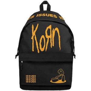 Korn - Sac à dos "Issues" RO14546 (Taille unique) (Noir/Jaune) pas cher