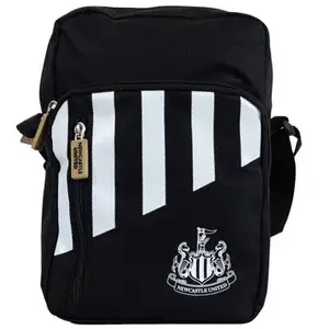 Newcastle United FC Stripe Shoulder Bag One Size blanc/noir