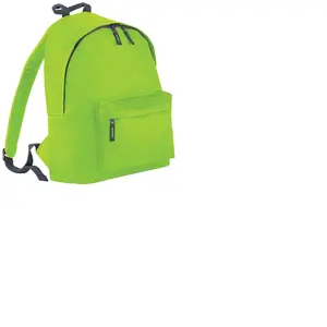 Bagbase - Sac à dos FASHION - Enfant (Vert clair / Graphite) TU