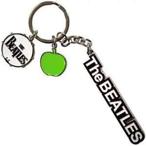 The Beatles - Porte-clés - Taille unique (Noir / Blanc / Vert) TU pas cher