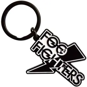 Foo Fighters Flash Logo Keyring One Size blanc/noir pas cher