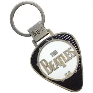 The Beatles Drum Logo Plectrum Keyring One Size pas cher