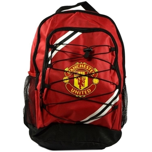 Manchester United FC Core Stripe Backpack One Size rouge