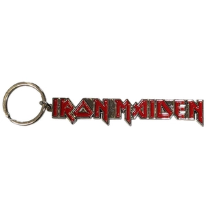 Iron Maiden - Porte-clés - Taille unique (Rouge / Argenté) TU pas cher
