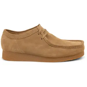 Mocassins Clarks Wallabee EVO Beige 40 26172821 pas cher