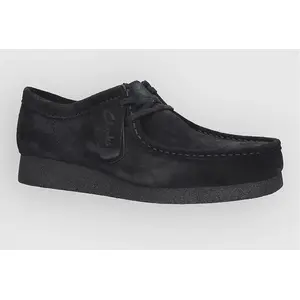 Bottines - Clarks - WALLABEEEVO - Cuir - Talon plat - Bout rond - Noir pas cher