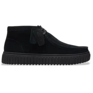 Clarks Homme Torhill Hi Bottine Chukka, Black SDE, 43 EU pas cher