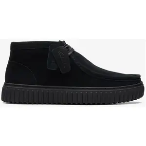 Clarks Clarks - Bottines Chukka Torhill En Cuir Suã©Dã© - Noir - 41 pas cher