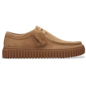 Clarks Homme Torhill Lo, Daim Sable foncé, 40 EU pas cher