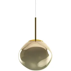 Tom Dixon - Suspension Melt - Or - Polycarbonate soufflé - Designer To...