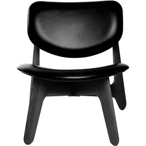 Tom Dixon - Fauteuil rembourré Slab - Noir - Chêne massif teinté - Des...Vendu parmade-in-design