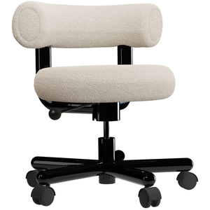Tom Dixon - Fauteuil rembourré Fat - Blanc - Tissu Elle Saccho - Desig... pas cher