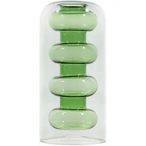 Vase en verre vert 27cm Bump - Tom Dixon