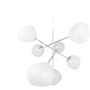 Tom Dixon MELT LARGE CHANDELIER OPAL pas cher
