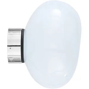 Comparateur de prix : Applique murale en polycarbonate et acier argenté 30cm Melt - Tom Dixon