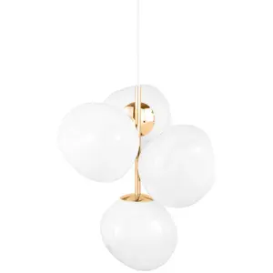 Tom Dixon - Lustre Melt - Blanc - Polycarbonate soufflé - Designer Tom...Vendu parmade-in-design