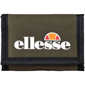 Comparateur de prix : Ellesse ellesse Porte-monnaie unisexe - Clarino Wallet, logo imprimé, fermeture velcro, avec compartiments intérieurs Khaki