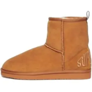 Comparateur de prix : Bottes Superdry Suede Sherpa Ankle marron femme - 36/37