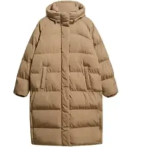 Manteau Superdry  Doudoune longue à capuche femme pas cher