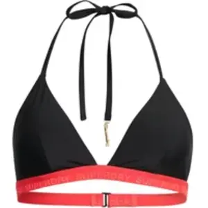 Comparateur de prix : Haut de bikini Superdry Triangle Elastic noir rose femme - XS