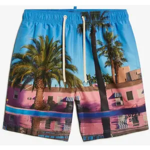 Comparateur de prix : Maillot de bain Superdry Photographic 17 pouces bleu vert rose - L