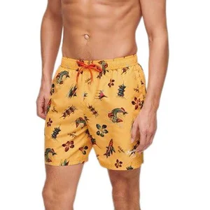 Comparateur de prix : Maillot de bain Superdry Hawaiian Print 17 pouces jaune bleu rouge - S