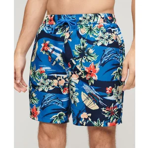 Comparateur de prix : Maillot de bain Superdry Hawaiian Print 17 pouces bleu vert rouge - S