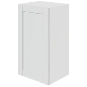 Meuble haut de cuisine avec 1 porte GoodHome Ash gris mat et blanc L. ... pas cher