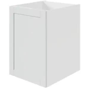 Meuble bas de cuisine avec 1 porte GoodHome Ash gris mat et blanc L. 5... pas cher