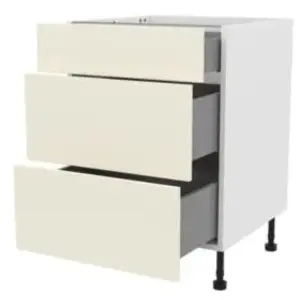 Meuble bas de cuisine avec 1 tiroir et 2 casseroliers GoodHome Stevia ...