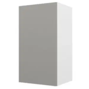Meuble haut de cuisine avec 1 porte GoodHome Stevia gris mat L. 40 x H... pas cher