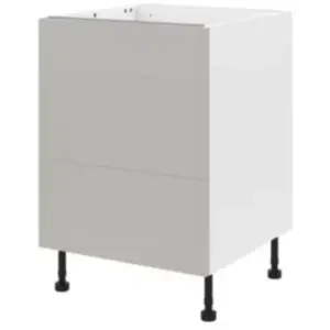 Meuble bas de cuisine avec 1 tiroir et 2 casseroliers GoodHome Stevia ...