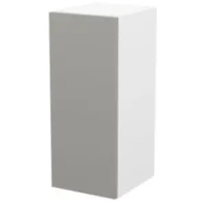 Meuble haut de cuisine avec 1 porte GoodHome Stevia gris mat L. 30 x H... pas cher