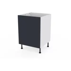 Meuble bas de cuisine avec 1 porte GoodHome Stevia bleu L. 60 x H. 72 ... pas cher