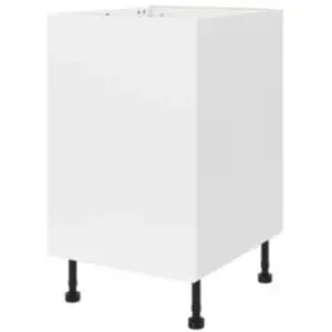 Meuble bas de cuisine avec 1 porte GoodHome Stevia blanc L. 50 x H. 72... pas cher