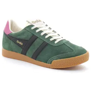 Gola Gola Elan Femme Baskets Vert Noir - 38