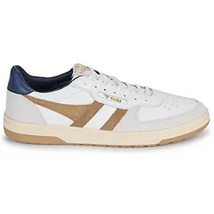 Comparateur de prix : Gola Gola Hawk Chaussures Homme - Entraîneurs En Cuir Blanc Tabacco Et Marine - 42