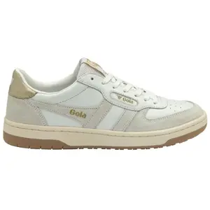 Gola Mixte Hawk Baskets, White/White/Gold, 39 EU pas cher