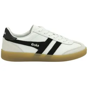 Gola Mixte Viper Leather Baskets, White/Black/Gum, 39 EU pas cher