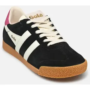Gola Téniss Gola Elan Pour Femmes - Baskets Suede Noir Et Blanc Cassé - 41