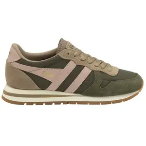 Gola Mixte Daytona Chute Baskets, Bone/Khaki/Cerise, 36 EU