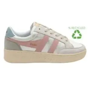 Gola - Women's Tennis Mark Cox - Baskets taille 5, beige/vert olive pas cher