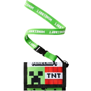 Minecraft TNT Creeper Strap Wallet One Size noir/vert pas cher