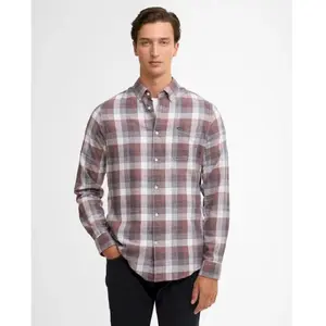 BARBOUR Chemise Tailored Fit HILLROAD rose | L pas cher