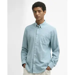 Barbour - Nelson Tailored Shirt - Chemise homme Light Teal - M pas cher