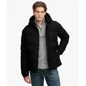 Superdry - Classic Everest Puffer Jkt - Doudoune homme Jet Black - M