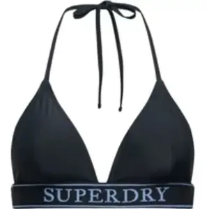 Superdry Femme Haut de Bikini Triangle Logo Navy Taille: 38 pas cher