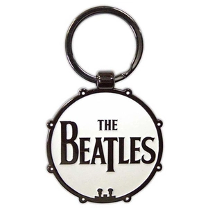 The Beatles - Porte-clés DROP T DRUM - Taille unique (Blanc) TU pas cher