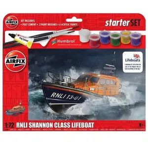 Airfix Maquette Bateau / Starter Set : RNLI Shannon Class pas cher